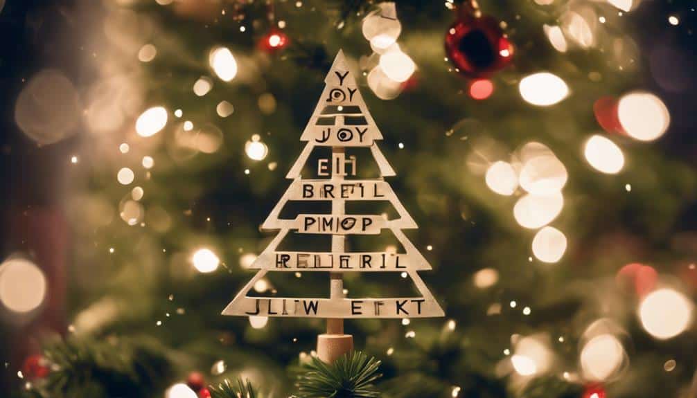 Three-letter Christmas Words (with Meaning) 