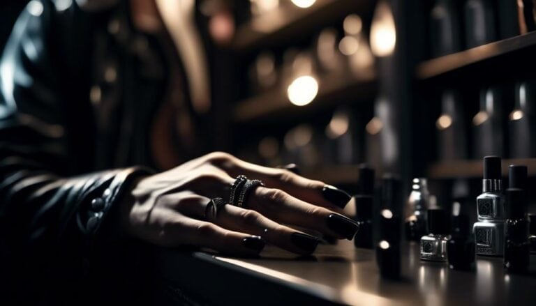 exploring the trend of black nail polish for men