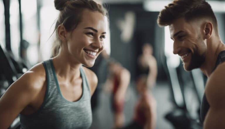 gym crush body language